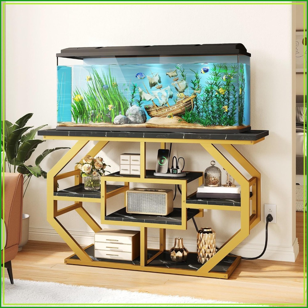 Aquarium Fish Goldfish - 55-75 Gallon Aquarium Stand with Power
