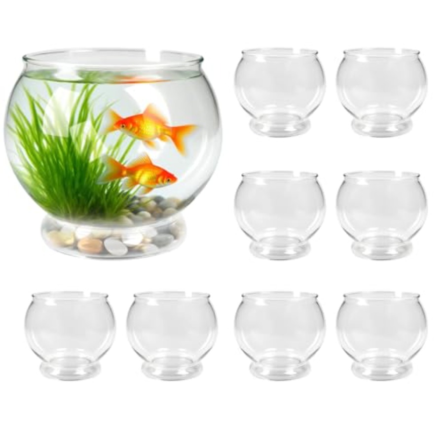 Aquarium Fish Goldfish - 9 Pcs Fish Bowl 7.09 x