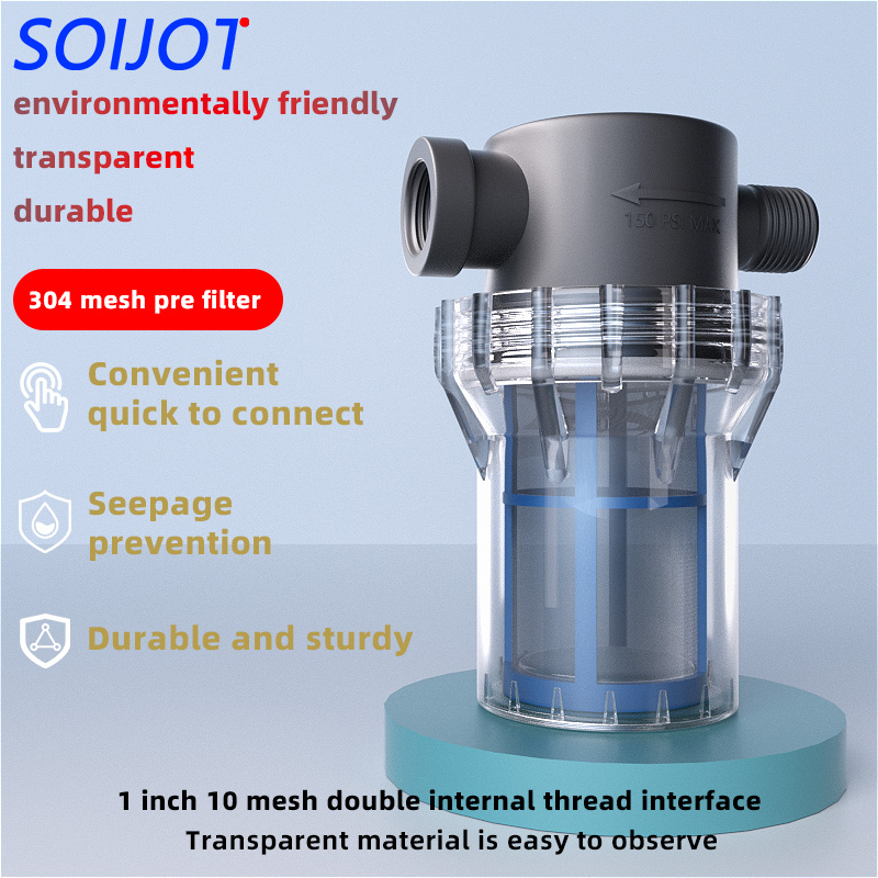 Fish Tank Filter Aquarium - 1/2inch , Internal and external thread，Filter
