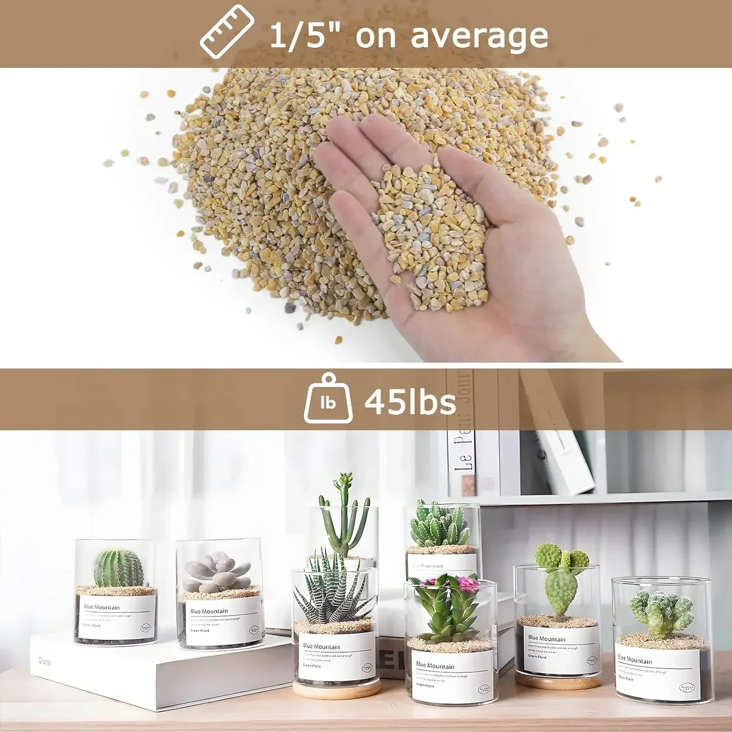 45Lb 1/5Inch Natural Pea Grave - Aquarium Decoration Rock recensie en prijs
