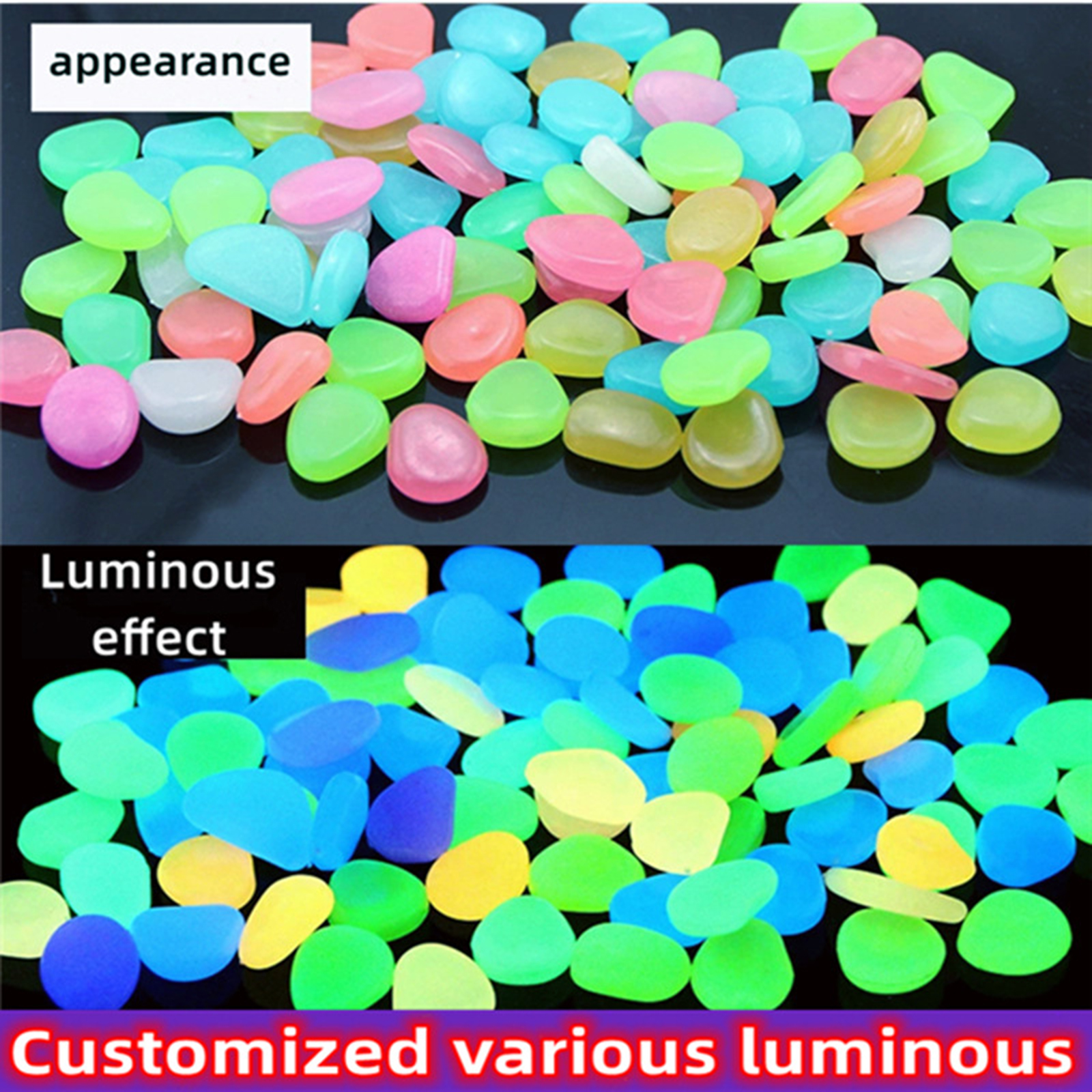 200-1000 Pcs Luminous Rock Sto - Aquarium Decoration Rock recensie en prijs