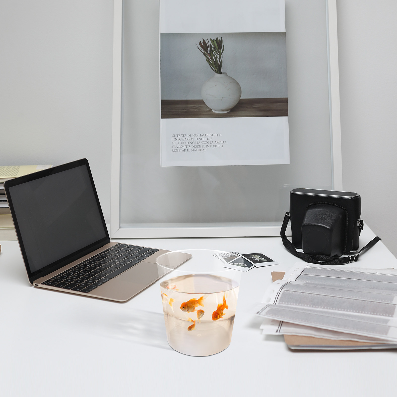 Plastic Round Desktop Aquarium - Aquarium Fish Goldfish recensie en prijs