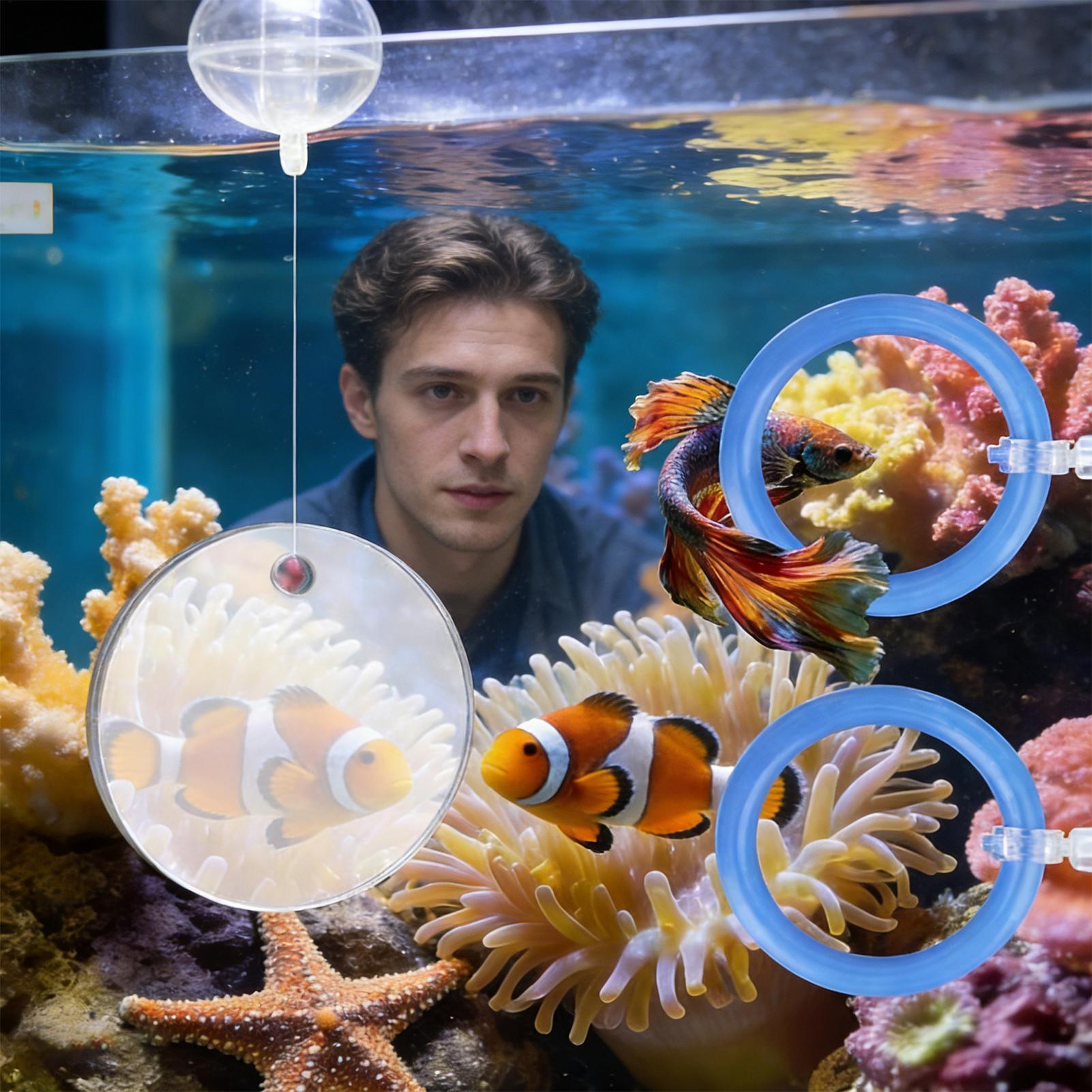2Pcs Floating Feeding Ring Wit - Aquarium Fish Betta recensie en prijs