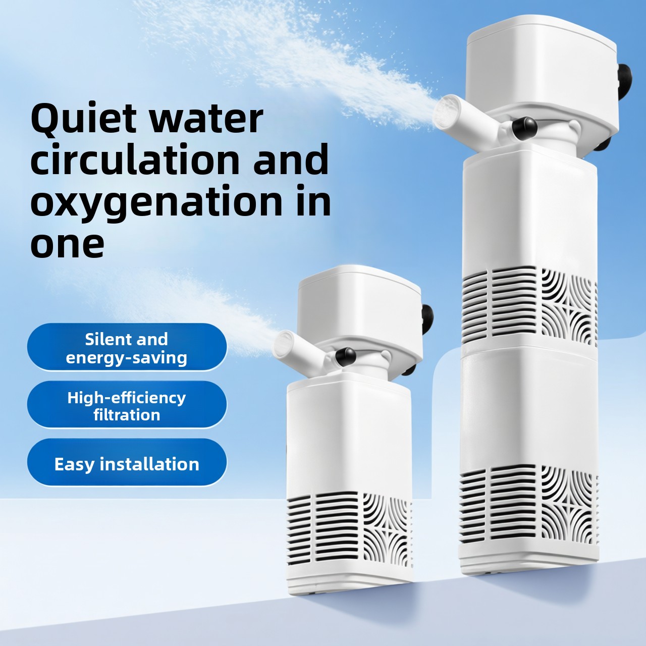 Ultra-Quiet Small Three-In-One - Fish Tank Filter Aquarium recensie en prijs