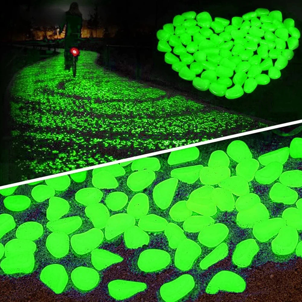 300Pcs Glow Rocks in The Dark  - Aquarium Decoration Rock recensie en prijs