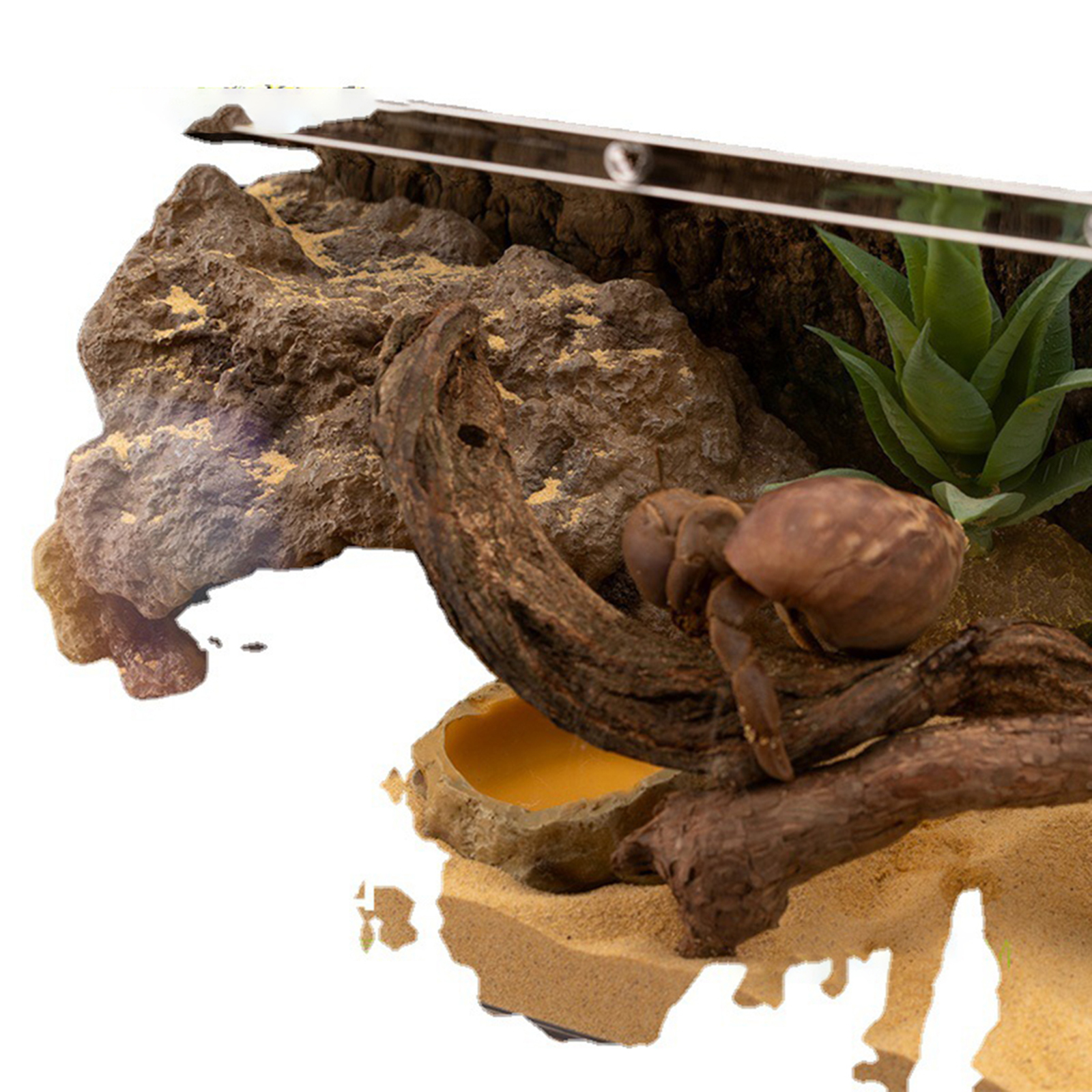 Resin Reptile Hide Cave Artifi - Aquarium Fish Hide recensie en prijs