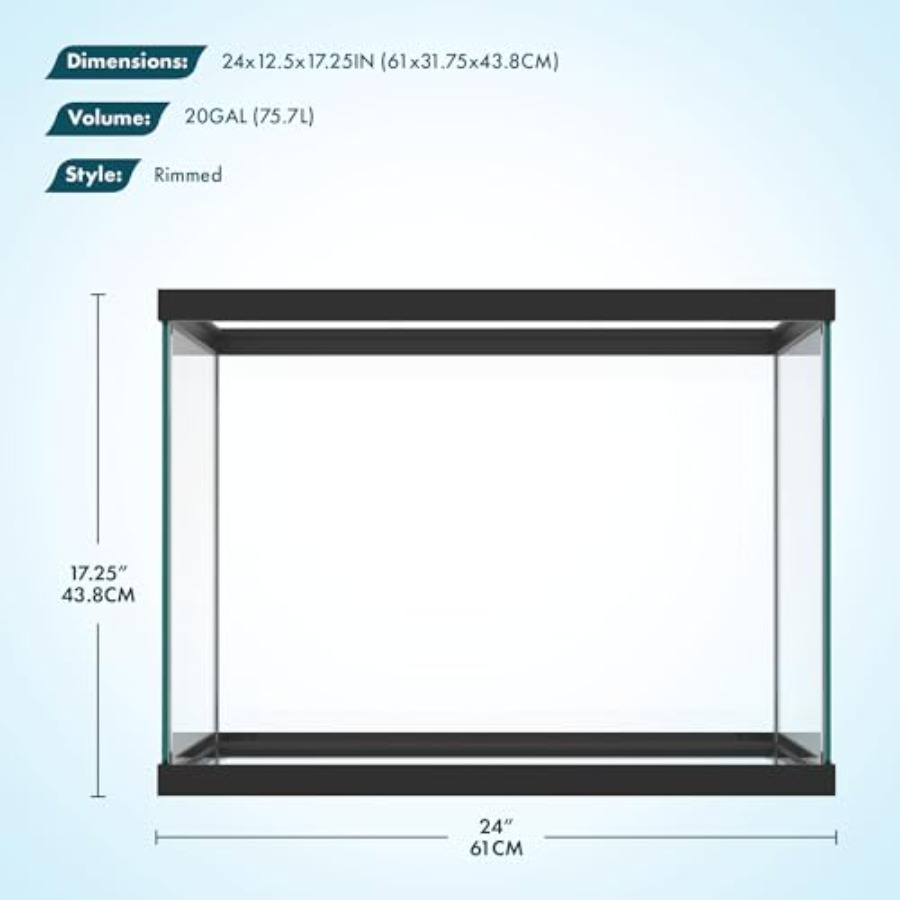 20 Gallon Glass Aquarium - 24  - Aquarium Fish Goldfish recensie en prijs