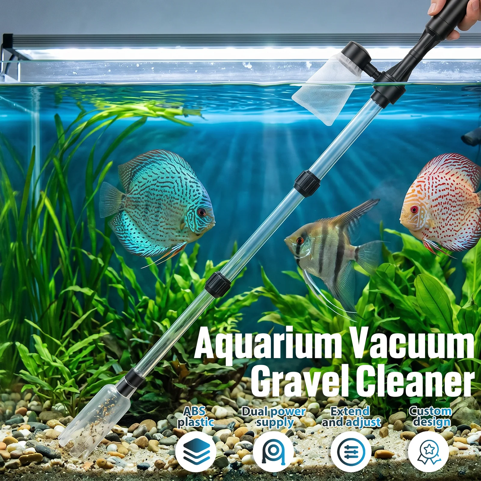Aquarium Vacuum Gravel Cleaner - Aquarium Fish Electric recensie en prijs