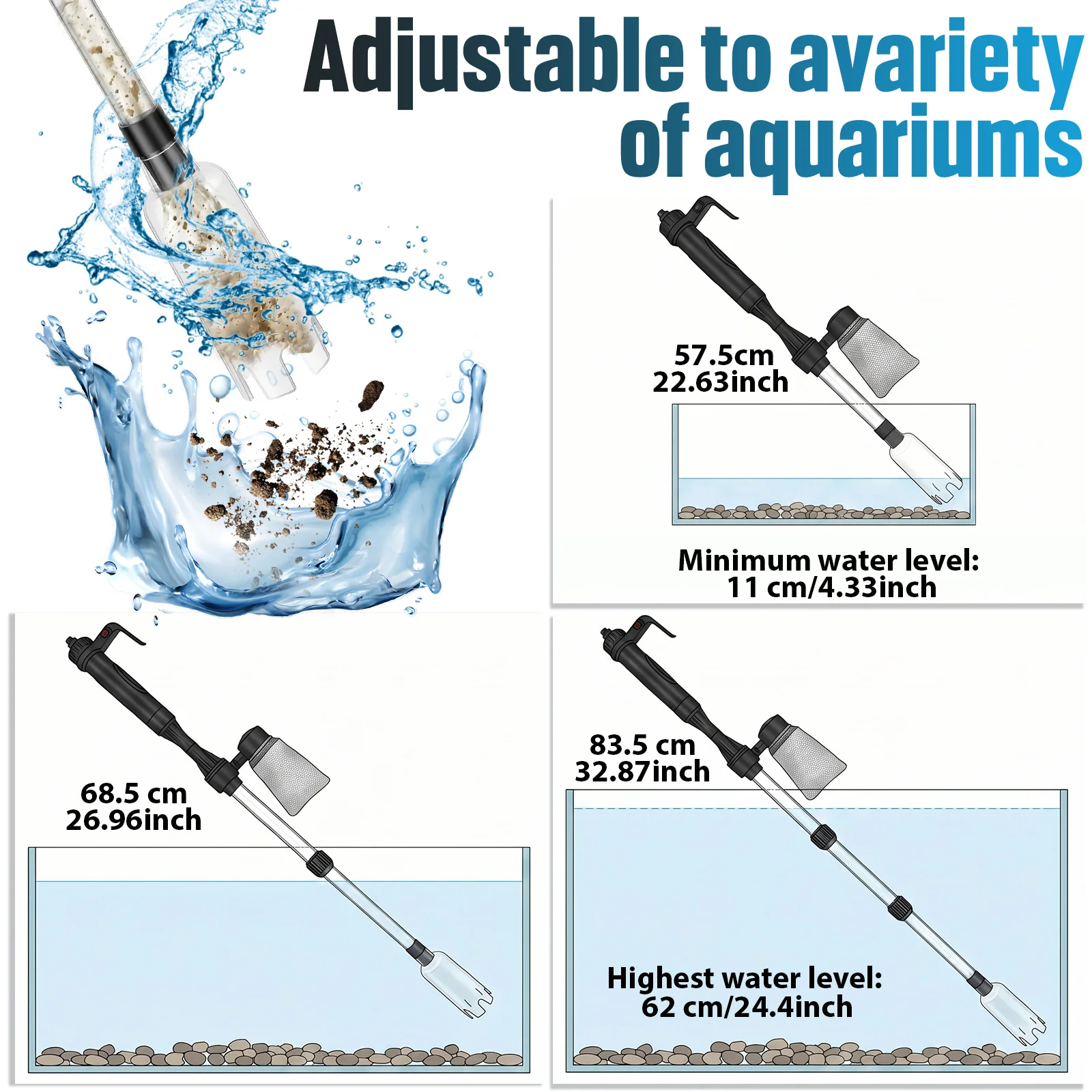 Aquarium Vacuum Gravel Cleaner - Aquarium Fish Electric recensie en prijs