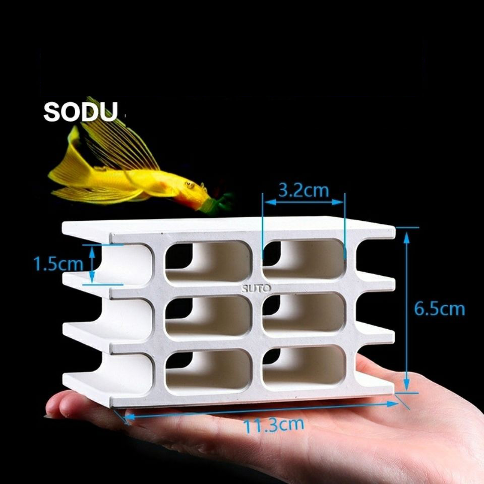 White Ceramics Tank Aquarium F - Aquarium Fish Hide recensie en prijs