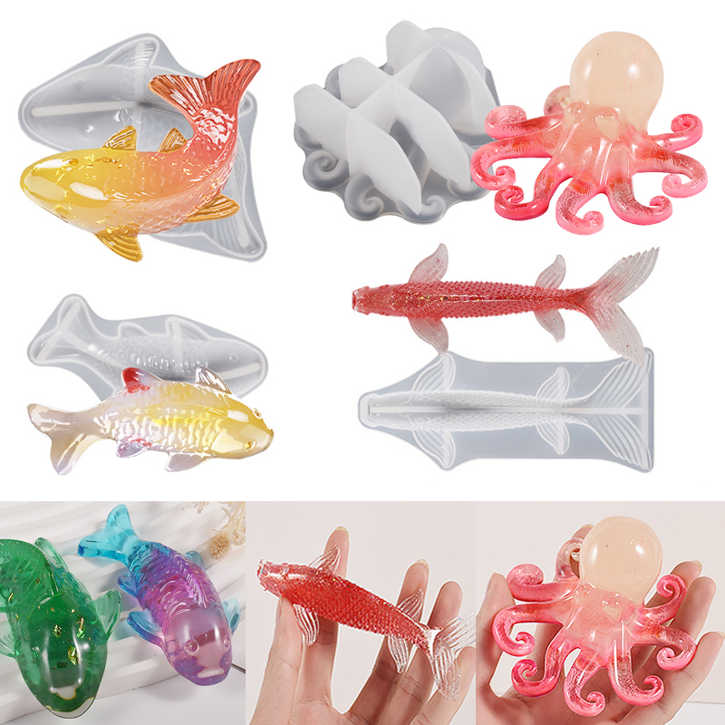 3D Koi Fish Shaped Epoxy Resin - Aquarium Fish Gallery recensie en prijs