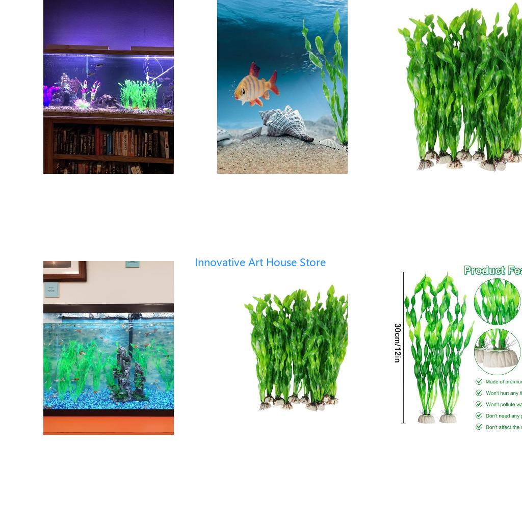 E1PC 10x Artificial Green Aqua - Aquarium Fish Hiding Spot recensie en prijs