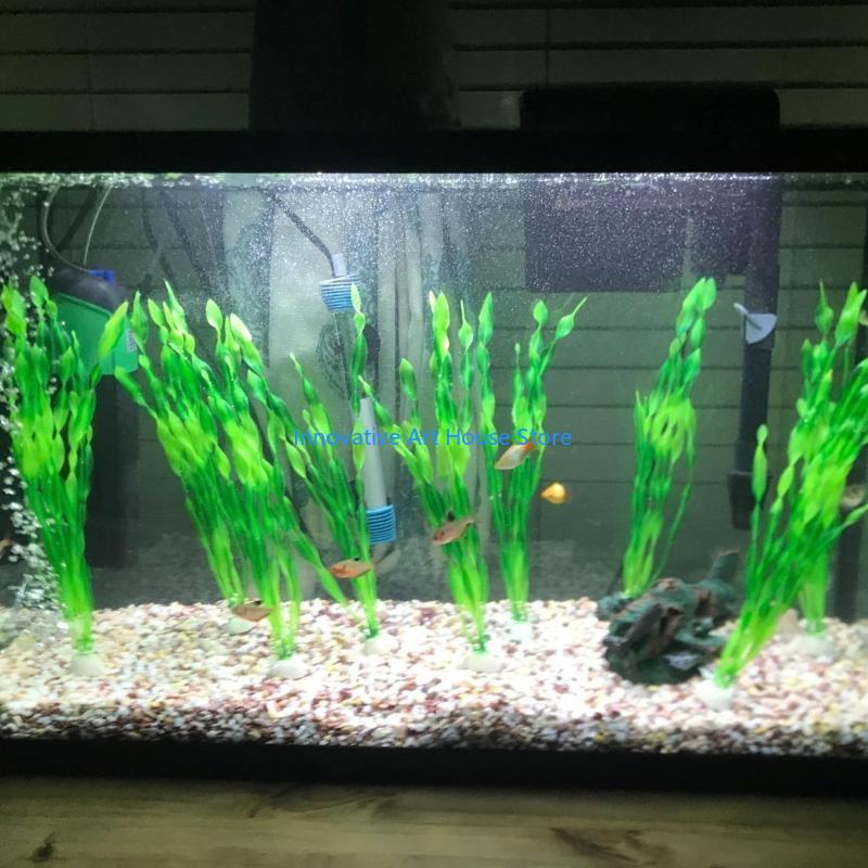 E1PC 10x Artificial Green Aqua - Aquarium Fish Hiding Spot recensie en prijs