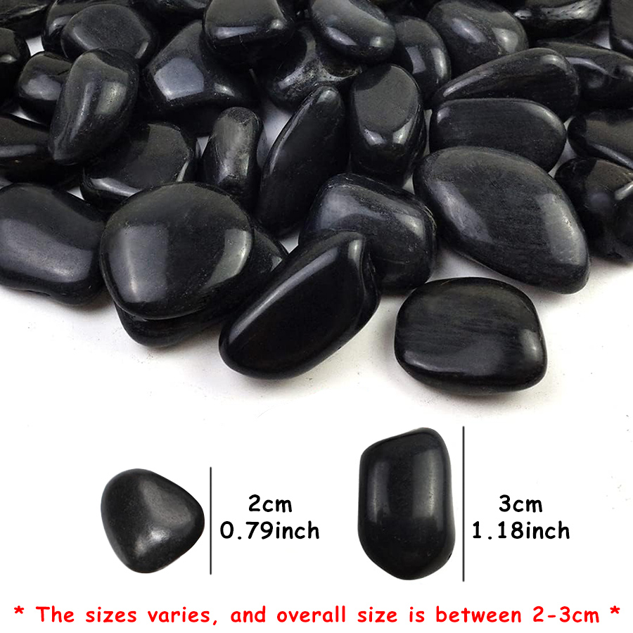 200g Black High Polished Natur - Aquarium Fish Gallery recensie en prijs