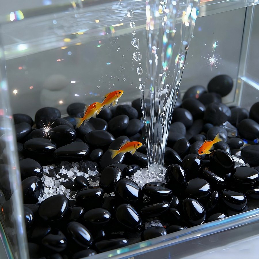 200g Black High Polished Natur - Aquarium Fish Gallery recensie en prijs