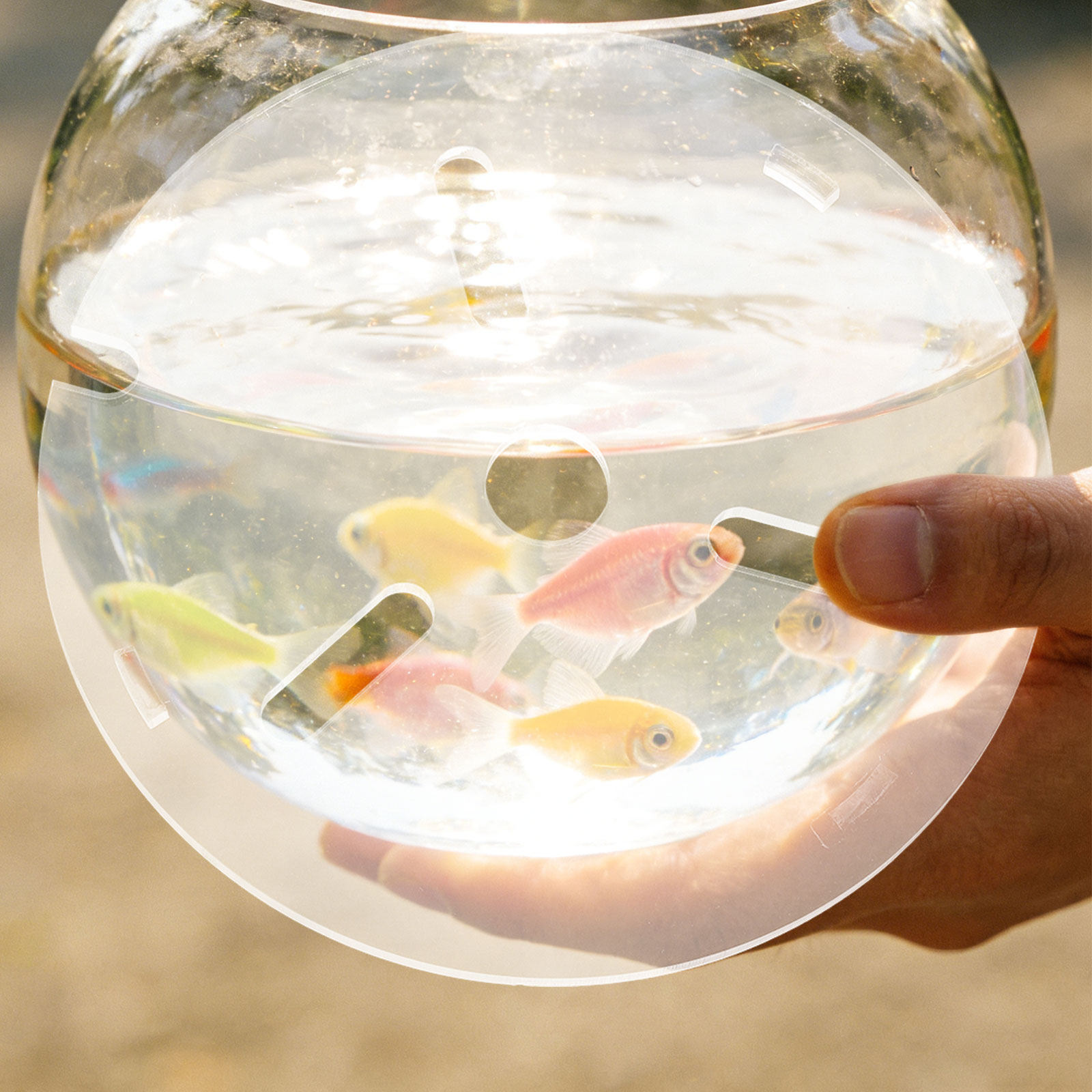 6 Inch Clear Acrylic Fish Tank - Aquarium Fish Jumping recensie en prijs