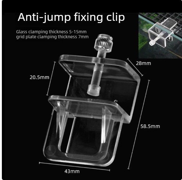 Aquarium Cover Clamp Acrylic F - Aquarium Fish Jumping recensie en prijs