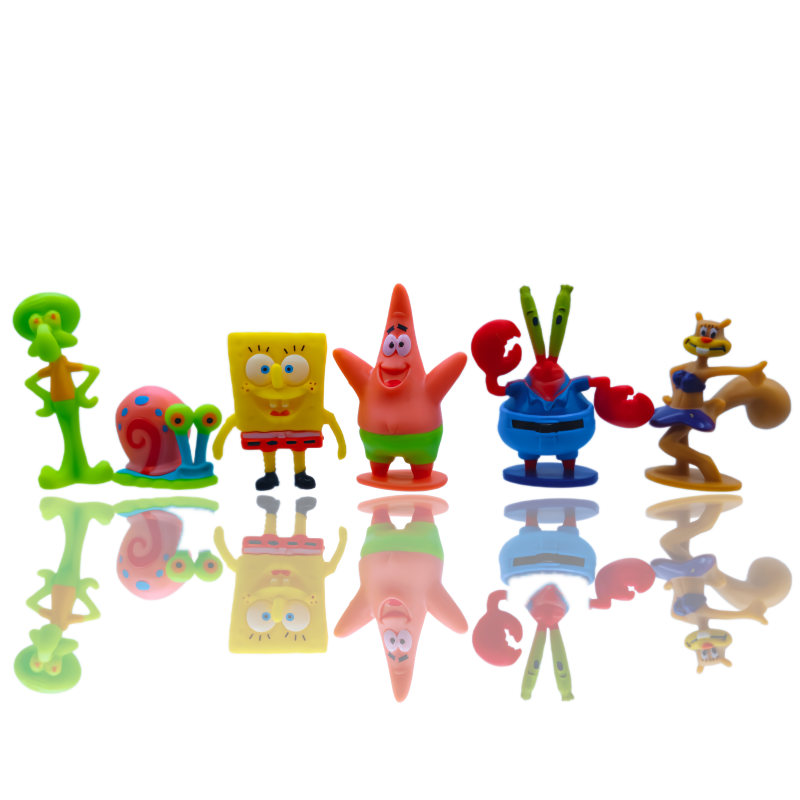6pcs SpongeBob Fish Tank Decor - Aquarium Fish Gallery recensie en prijs