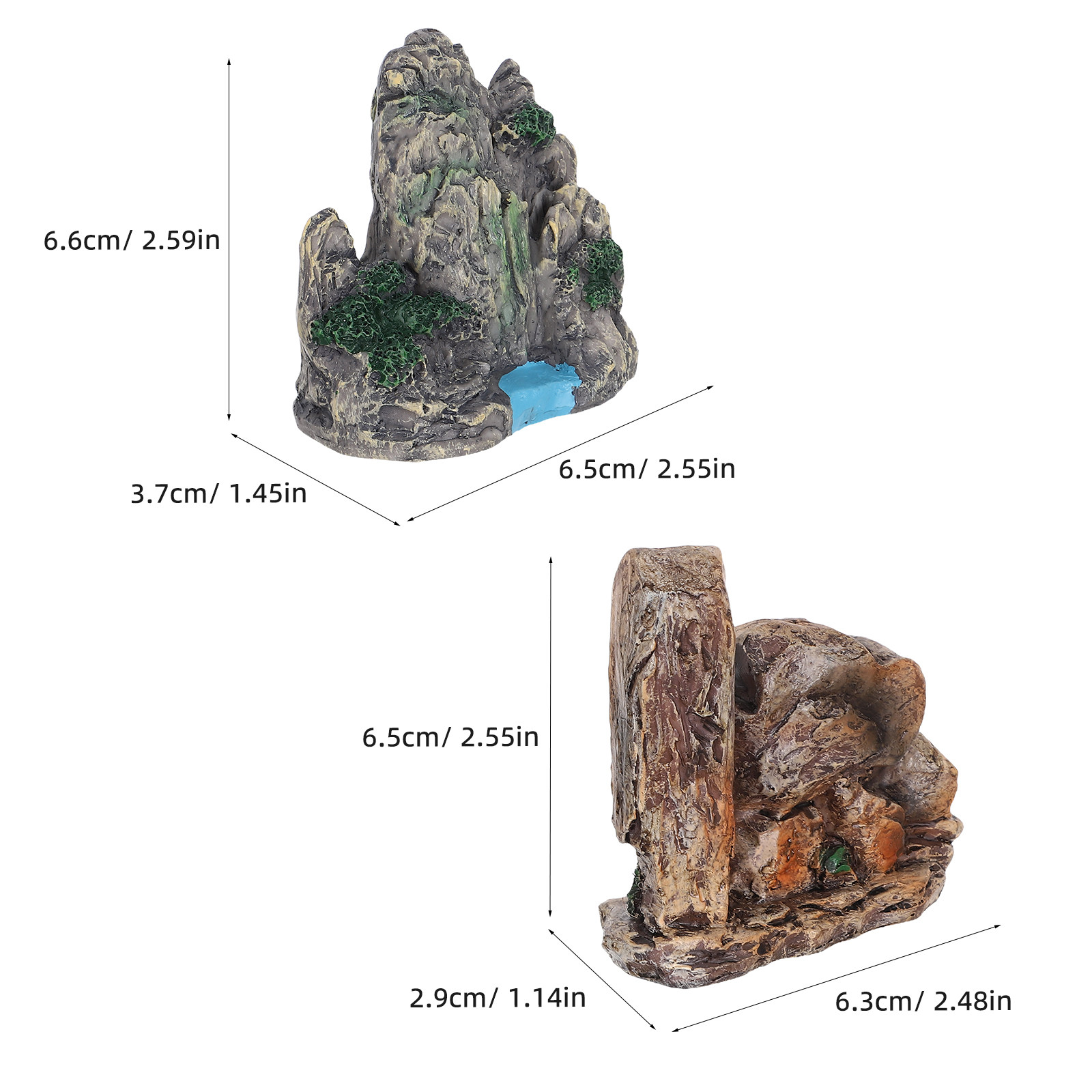 2 Pcs Artificial Rock for Aqua - Aquarium Decoration Rock recensie en prijs