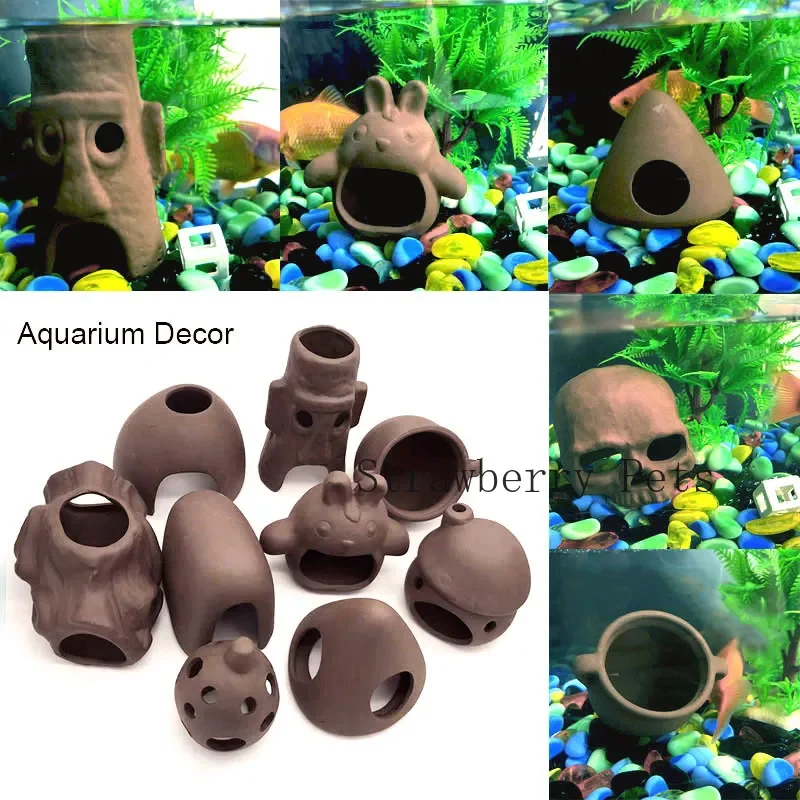 Ceramic Aquarium Decoration Fi - Aquarium Fish Hide recensie en prijs