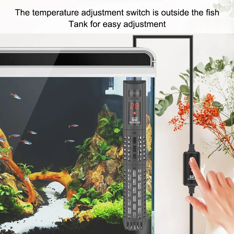 Aquarium Heating Rod LCD Displ - Aquarium Fish Uk recensie en prijs