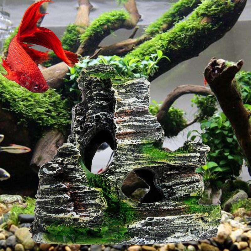 Aquarium Sandstone Decoration  - Aquarium Fish Hide recensie en prijs