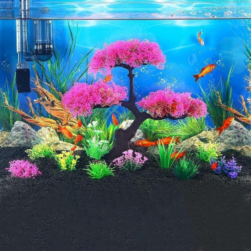 10 Pcs Artificial Green Aquati - Aquarium Fish Hiding Spot recensie en prijs