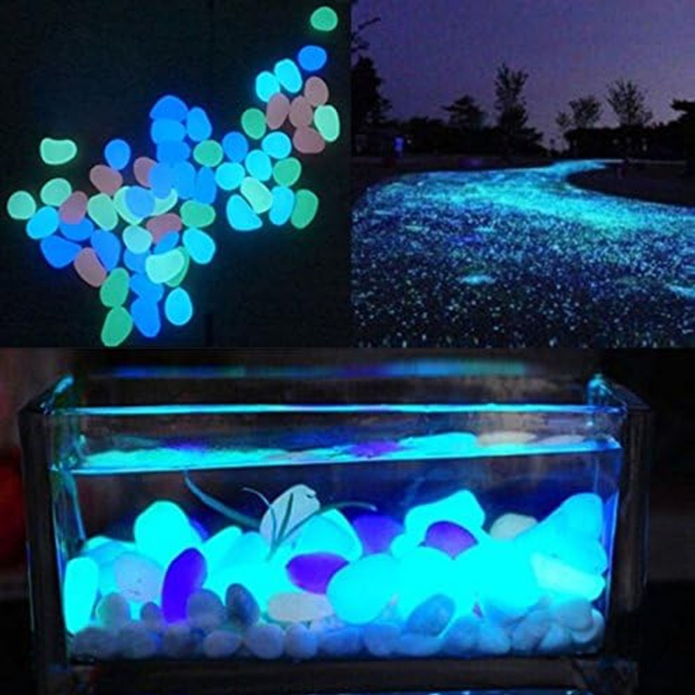 Fish Tank Rocks Glow Blue Pebb - Aquarium Fish Gallery recensie en prijs