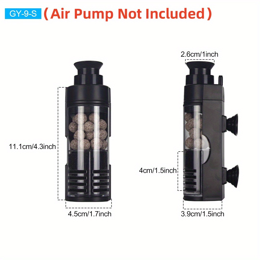 Compact Wall-Mounted Bio Spong - Aquarium Fish Betta recensie en prijs