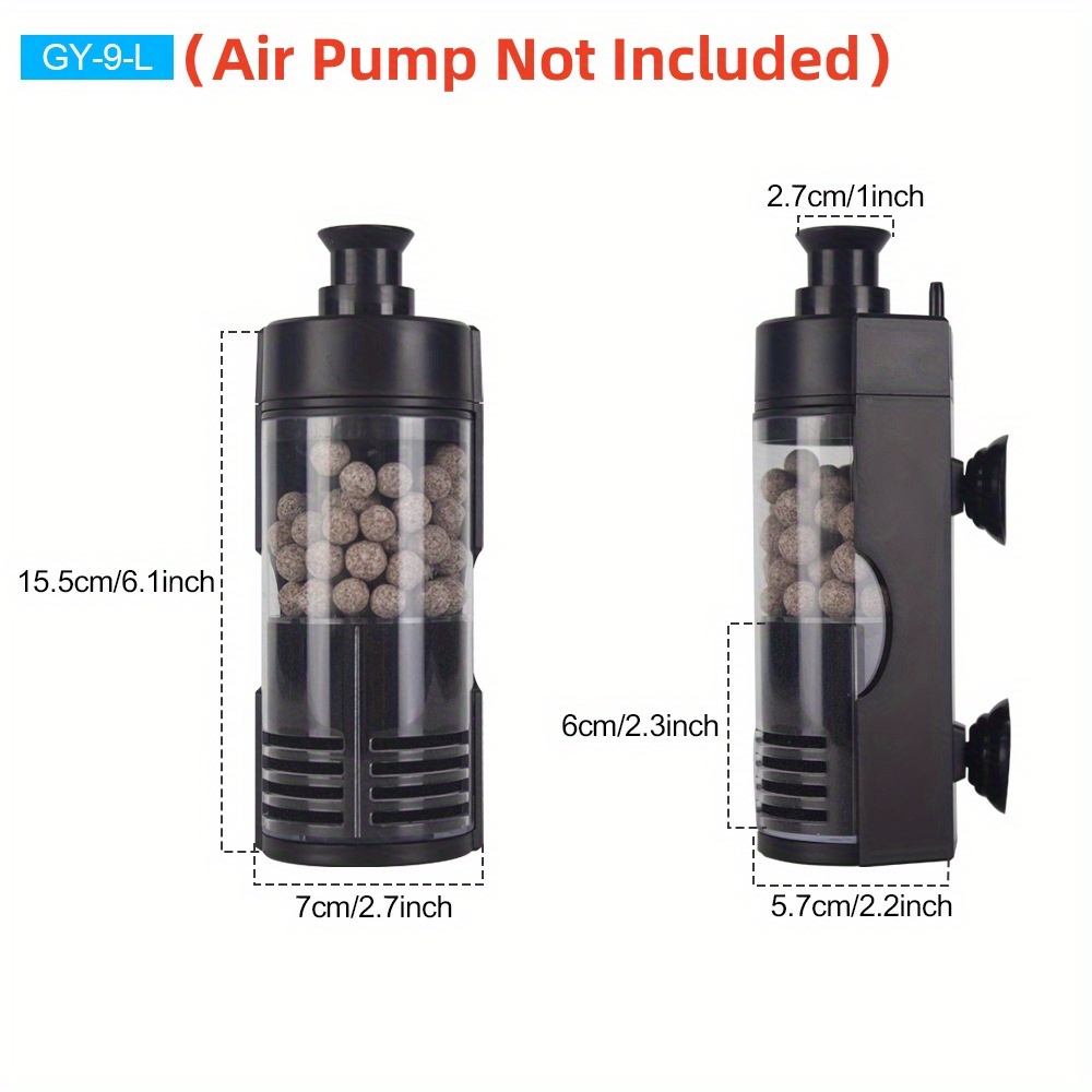 Compact Wall-Mounted Bio Spong - Aquarium Fish Betta recensie en prijs