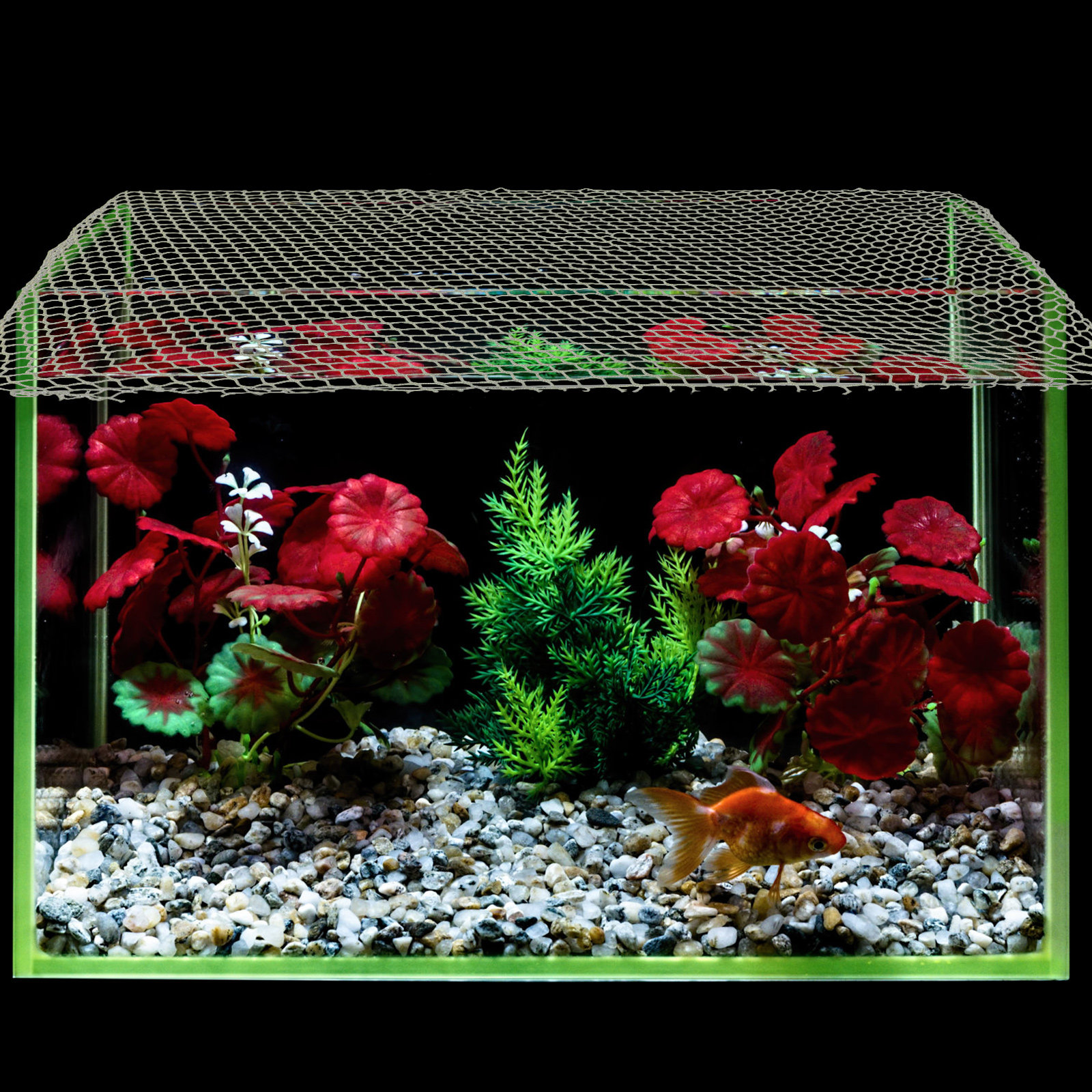 Aquarium Anti-Jumping Mesh Cov - Aquarium Fish Jumping recensie en prijs