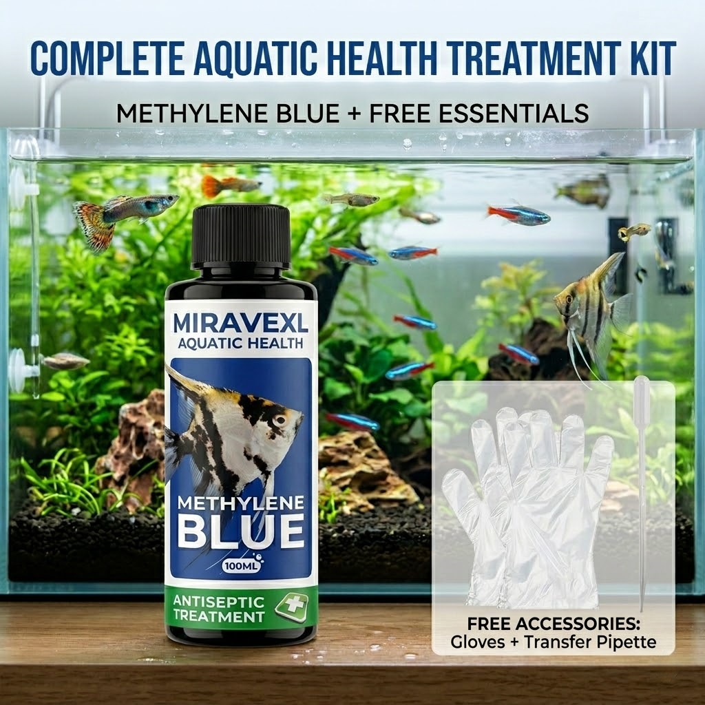 MIRAVEXL 100ml Methylene Blue  - Aquarium Fish Parasites recensie en prijs