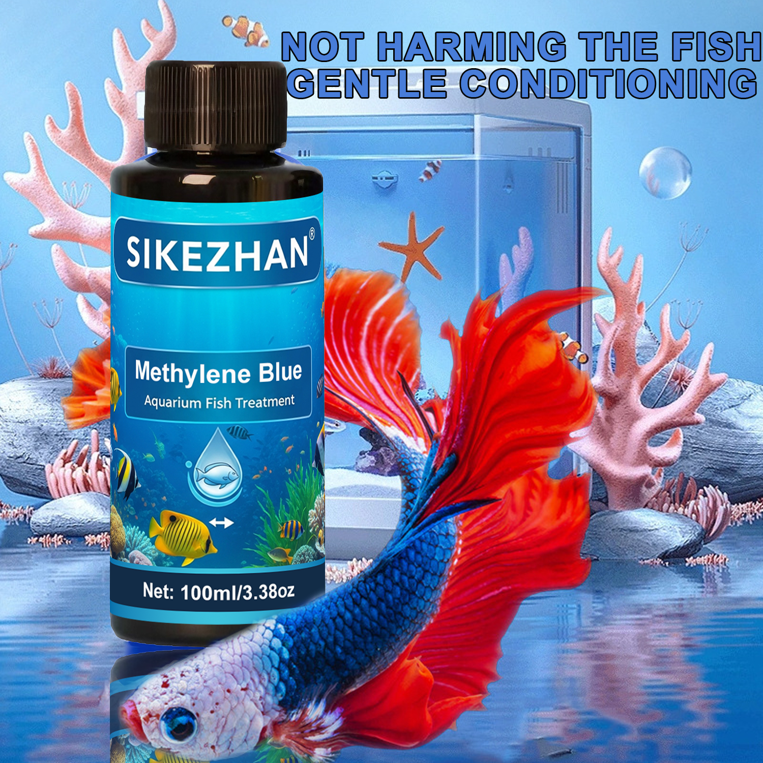 Aquarium Methylene Blue Fish M - Aquarium Fish Parasites recensie en prijs