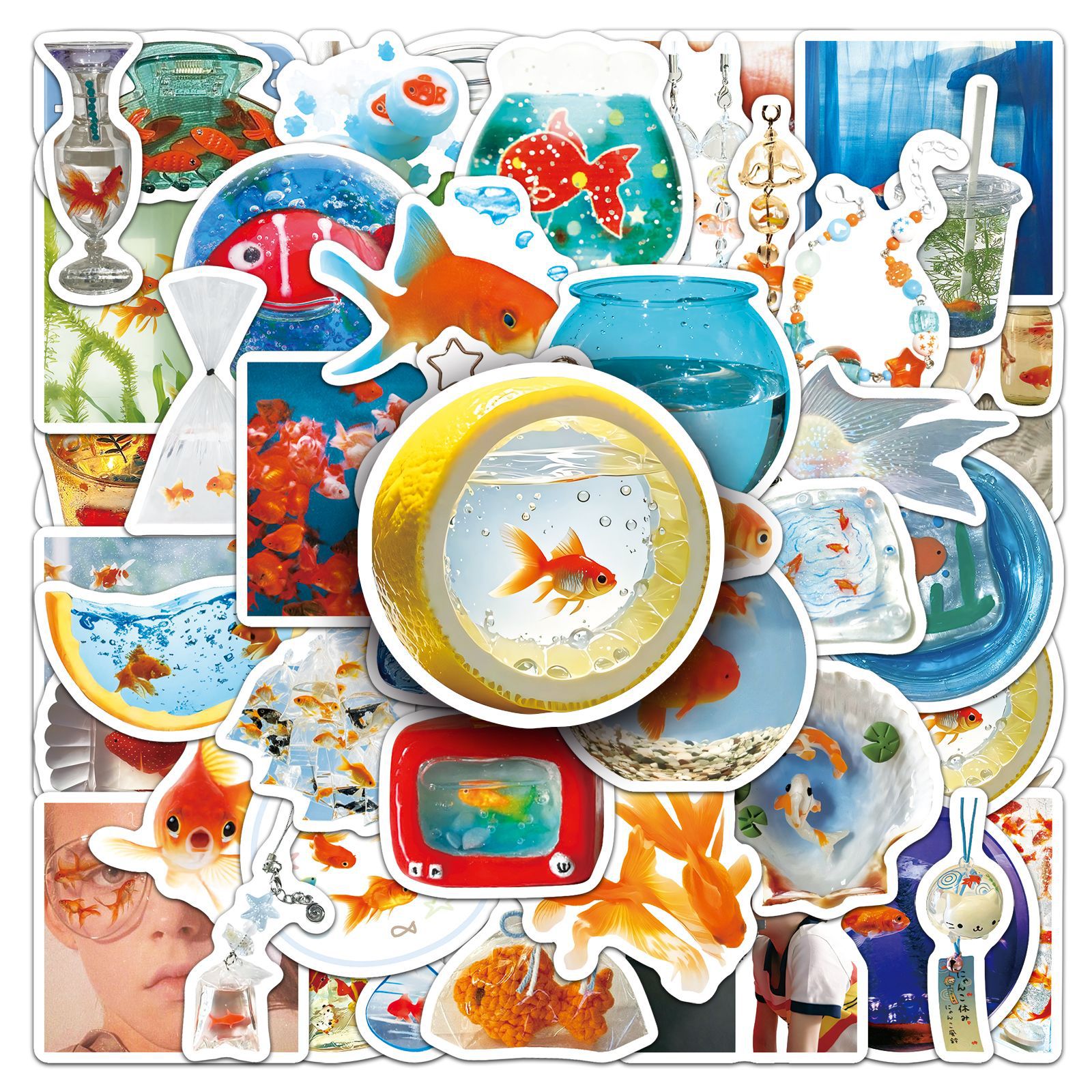 50PCS Ins Style Cartoon Goldfi - Aquarium Fish Goldfish recensie en prijs