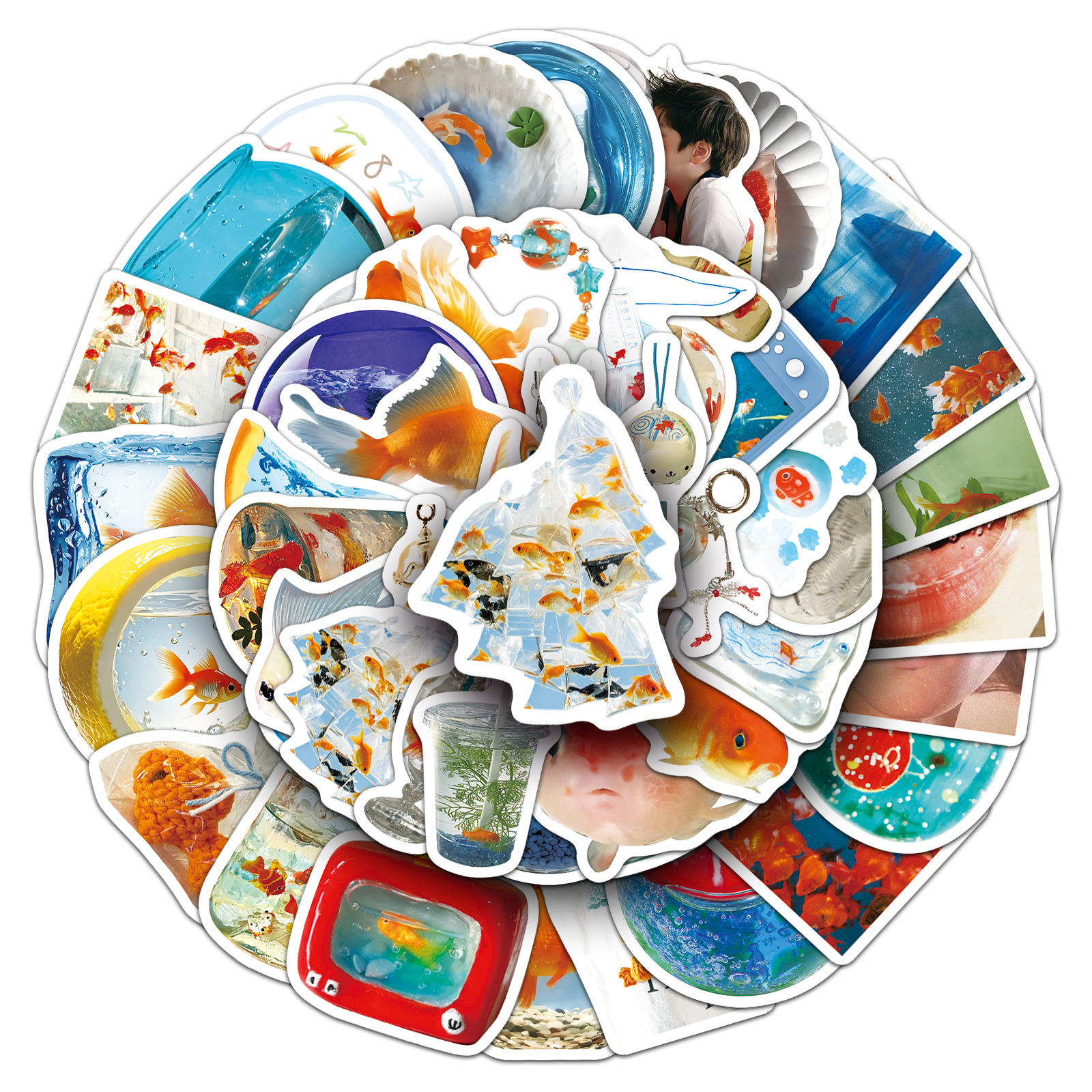 50PCS Ins Style Cartoon Goldfi - Aquarium Fish Goldfish recensie en prijs