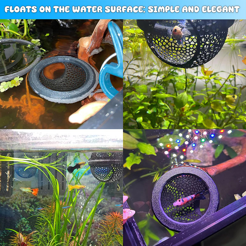 Ring FLoatinG Betta Hide Shrim - Aquarium Fish Hide recensie en prijs