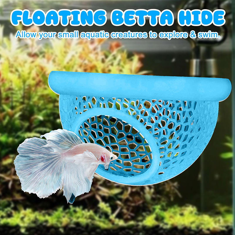 Ring FLoatinG Betta Hide Shrim - Aquarium Fish Hide recensie en prijs