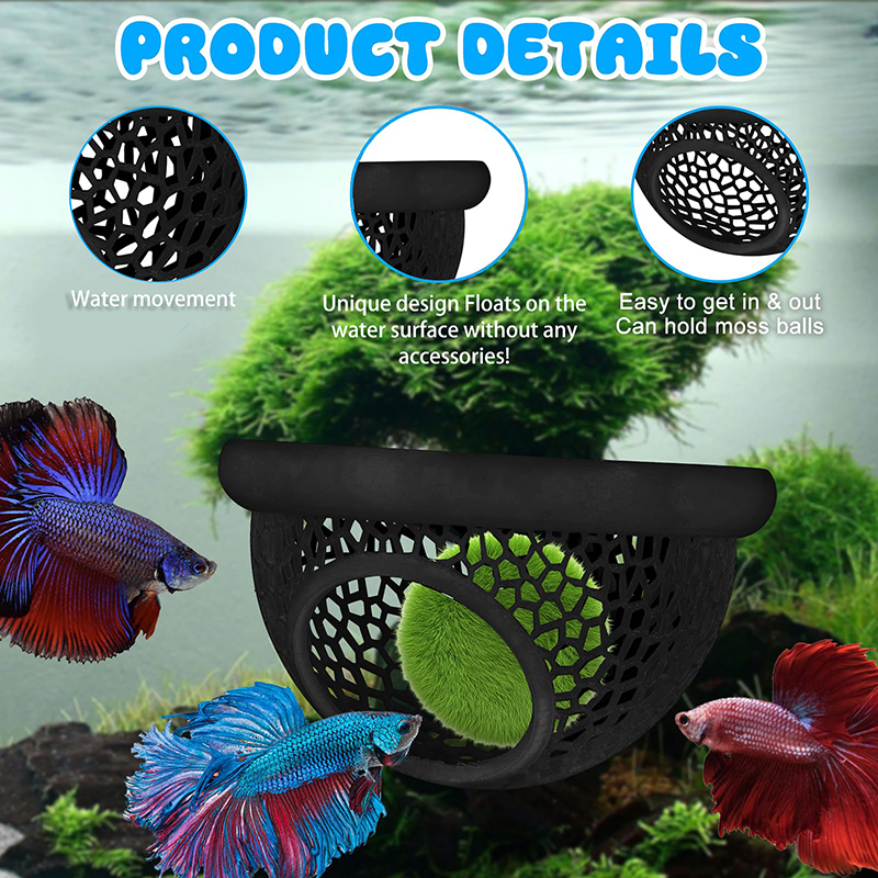 Ring FLoatinG Betta Hide Shrim - Aquarium Fish Hide recensie en prijs