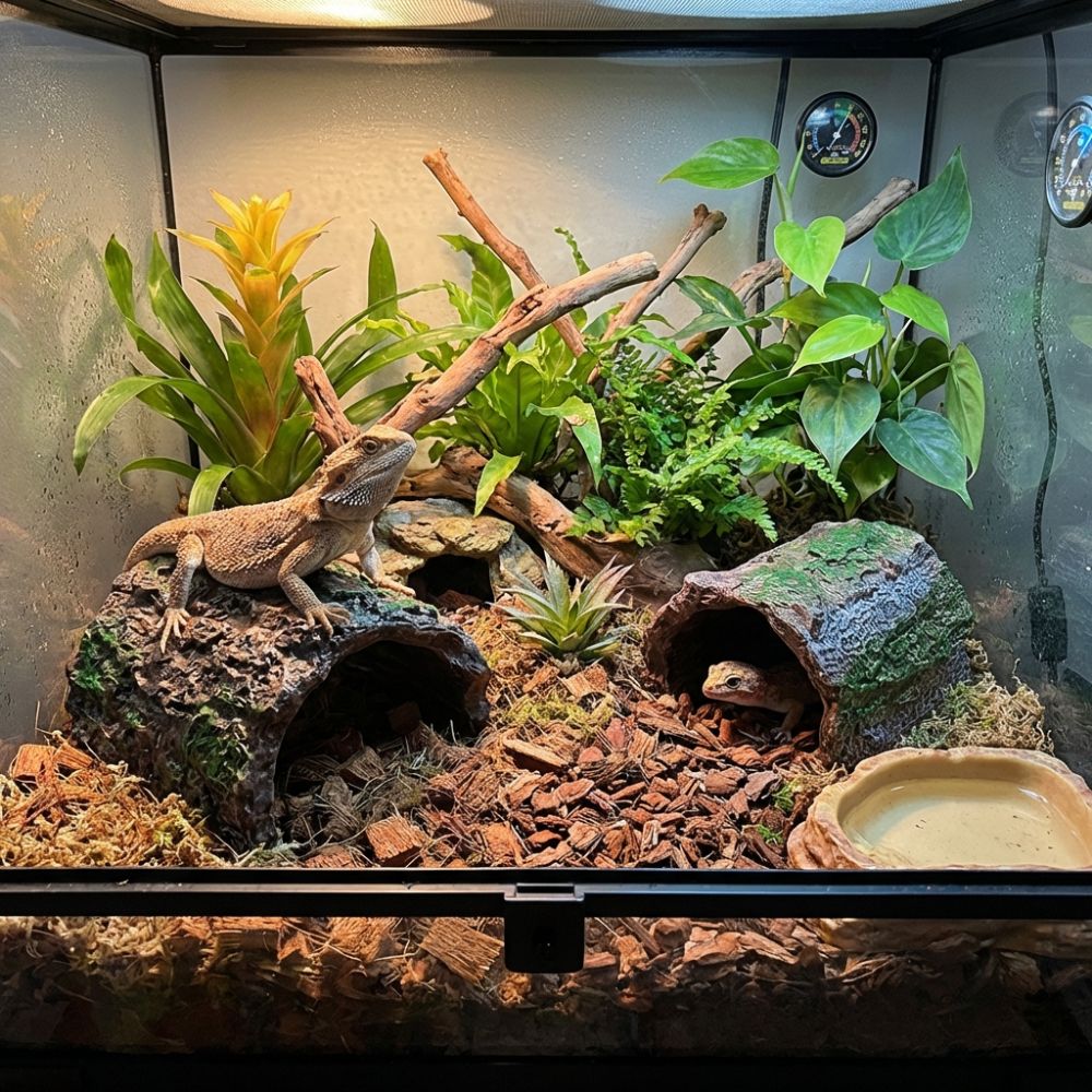 Simulation Reptile Hideout Hol - Aquarium Fish Hide recensie en prijs
