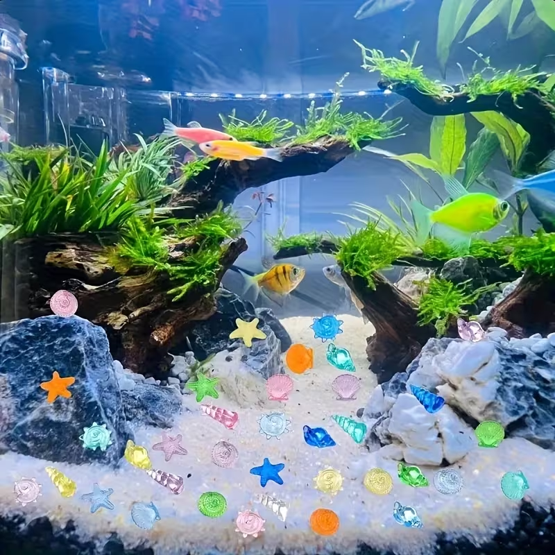 30 colorful simulated seashell - Aquarium Fish Gallery recensie en prijs