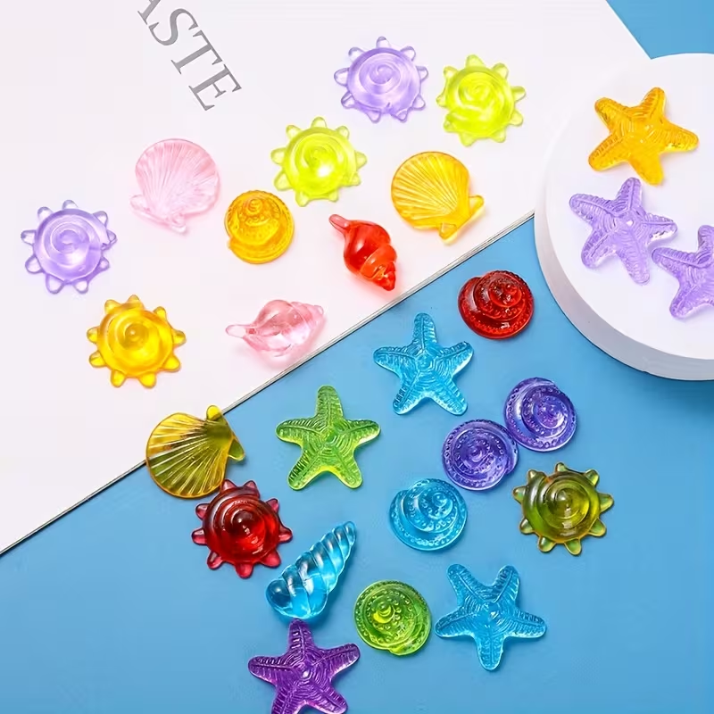 30 colorful simulated seashell - Aquarium Fish Gallery recensie en prijs