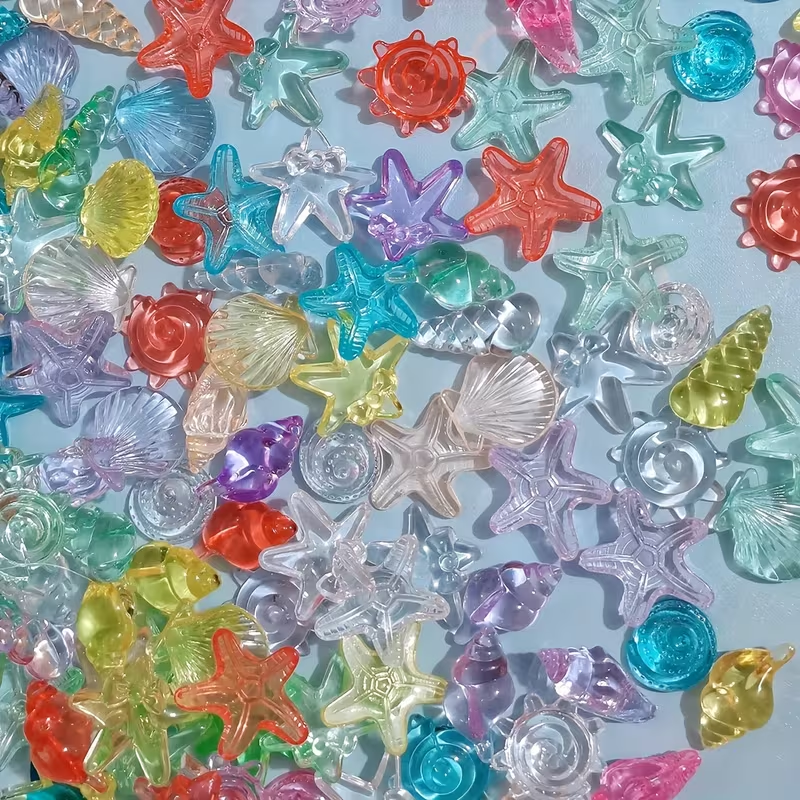 30 colorful simulated seashell - Aquarium Fish Gallery recensie en prijs