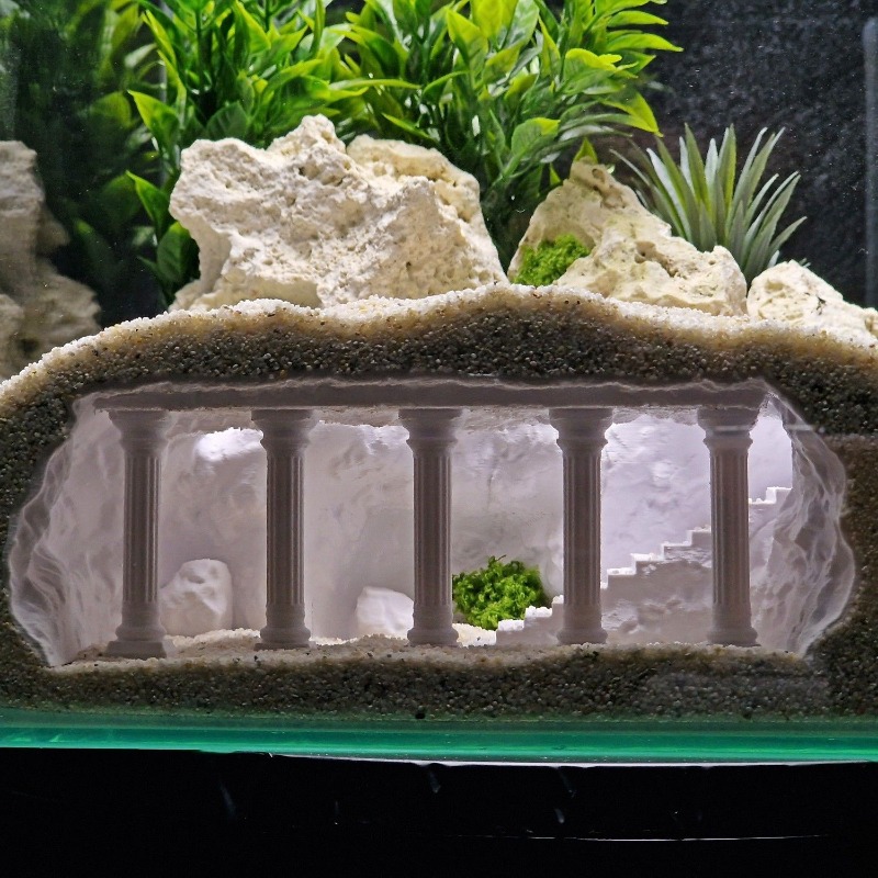 Fish Tank Cave Aquascaping,Art - Aquarium Fish Hide recensie en prijs