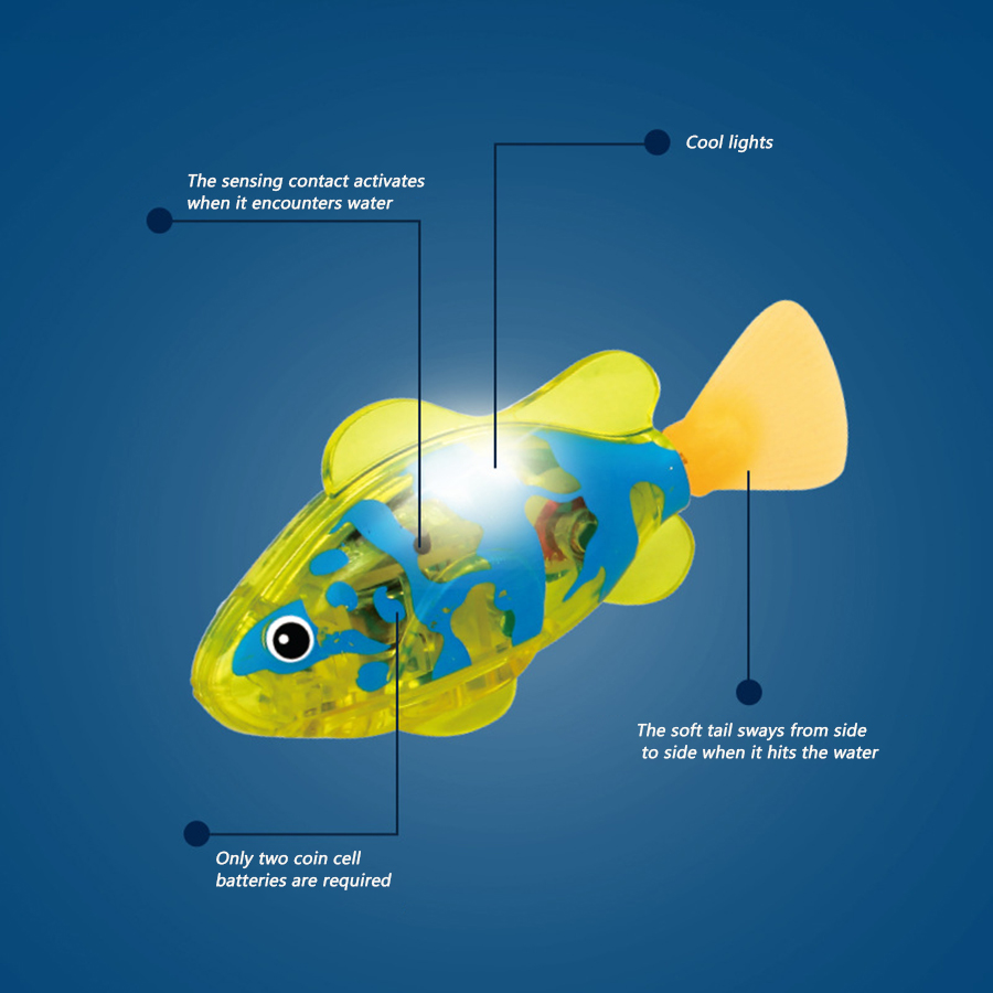 Baby Bath Light-Up Sensor Elec - Aquarium Fish Electric recensie en prijs