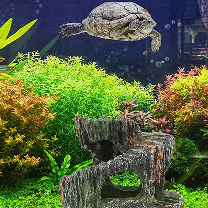 Resin Turtle Basking Platform  - Aquarium Decoration Rock recensie en prijs